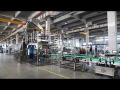 10L Linia do automatycznego napełniania bębnów dla części z tworzyw sztucznych - Automatyczne ładowanie, ważenie, zakręcanie