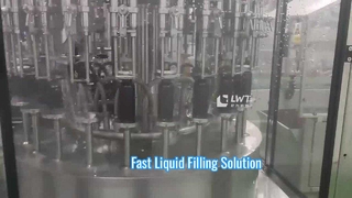 Automatyczna rotacyjna maszyna do napełniania płynem