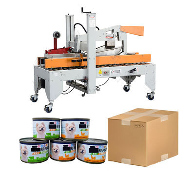 LWT Custom Dog Food Canned Packaging Line Machines Box Taping Machine Case Sealer Automatyczna kartonowa maszyna uszczelniająca
