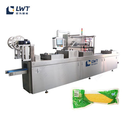 Automatyczna linia produkcyjna worek ziarna kukurydziana termoformująca maszyna do pakowania próżni