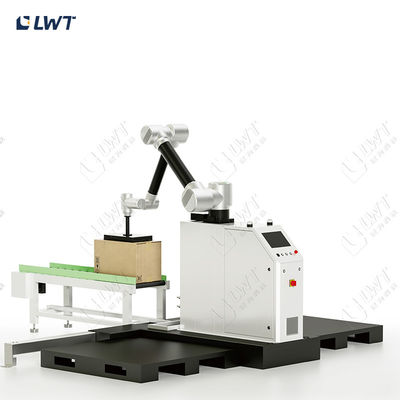 Versiegelung von Kartonaufrichtern am Ende der Linie Automatischer Palettierer/Roboterstapler Wykonujący palety automatycznie